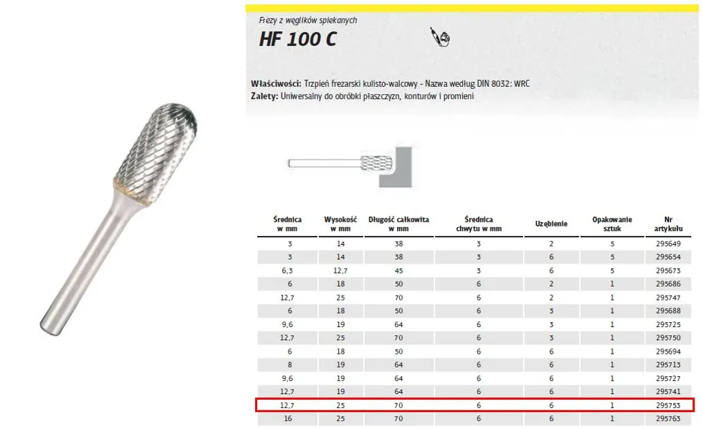 Fraise rotative en carbure de tungstène pour meulage et ébavurage pro - 6