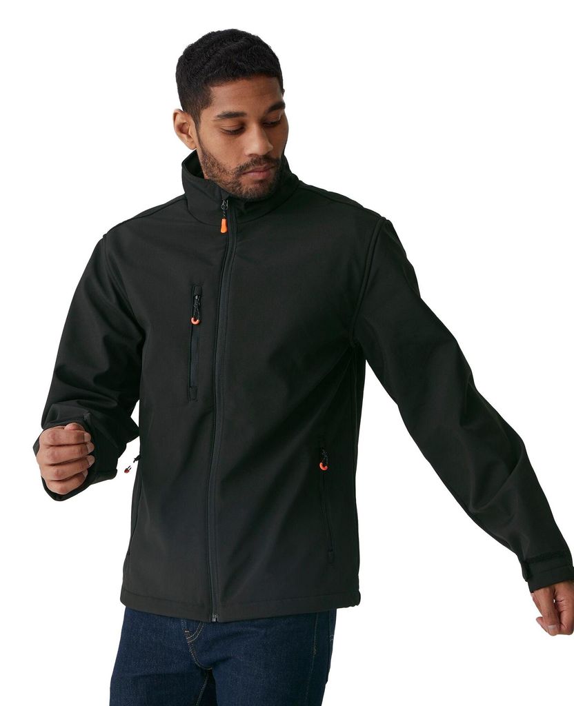 Regatta - Softshelljacke für Herren LT211 (XL) (Schwarz)