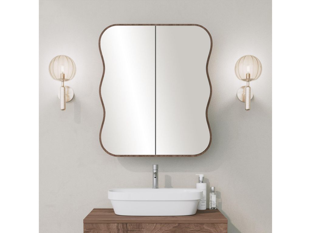 Skye Decor, Day Dream - Walnut, Badezimmerschrank, Produktbild 3
