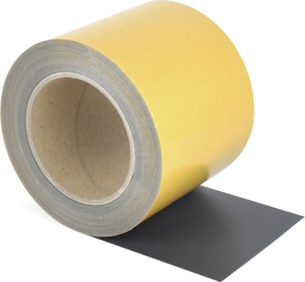 Universelles Bodenmarkierungsband WT-5125, PVC, Dunkelgrau, 100 mm x 10 m