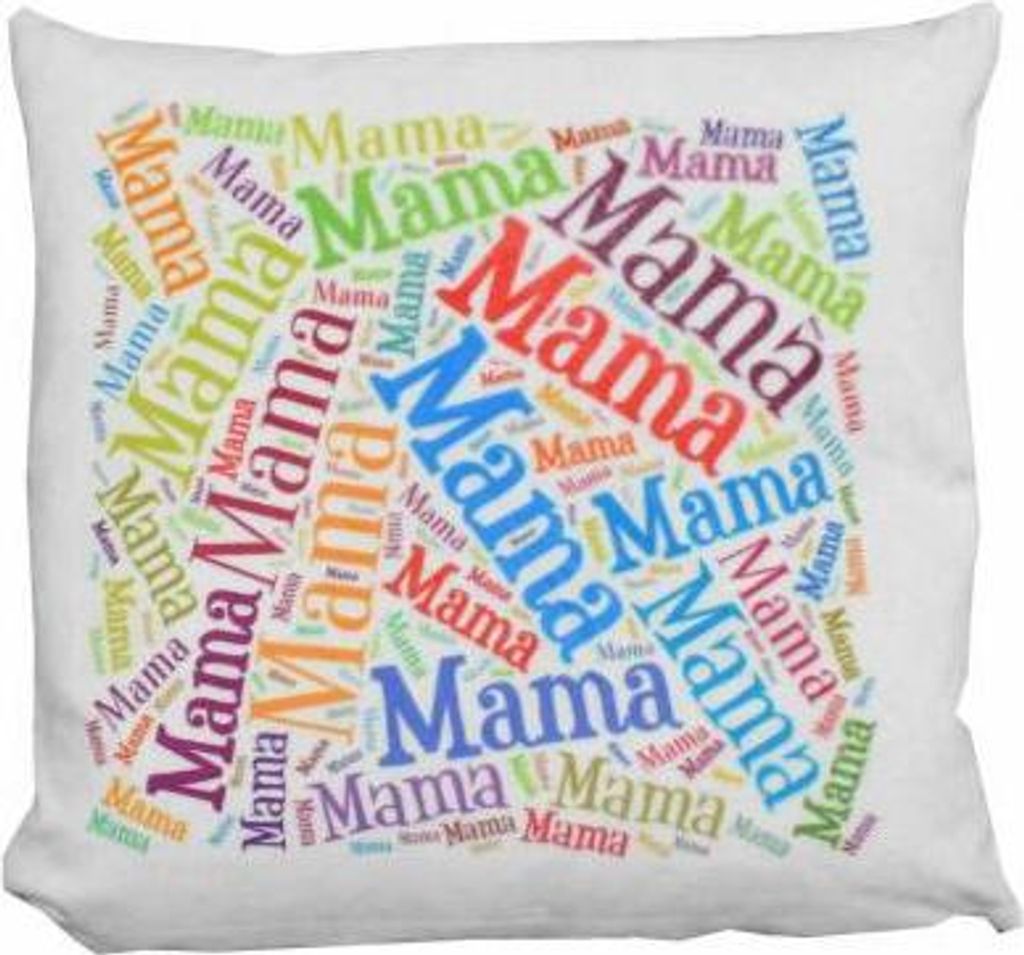 Kissen mit Druck Mama