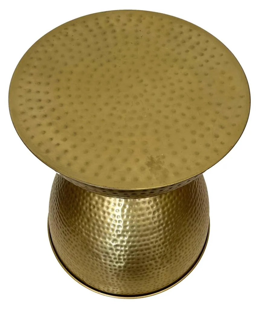 Table basse métal doré finition brossée structure légère et robuste - 5