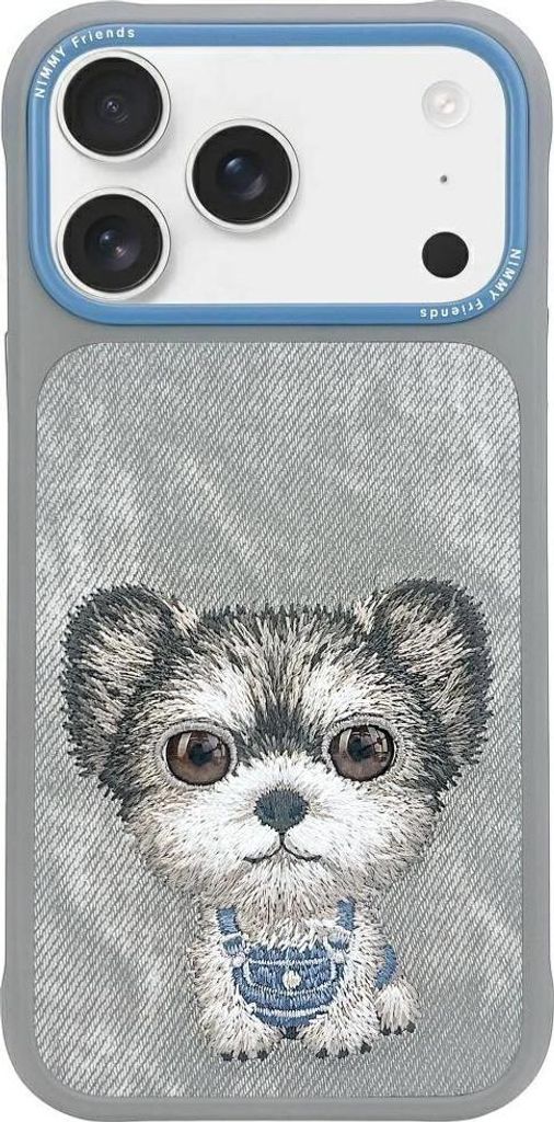 Nimmy Big Eyed Pet 2.0 Hunde-Hülle iPhone 17 Grau