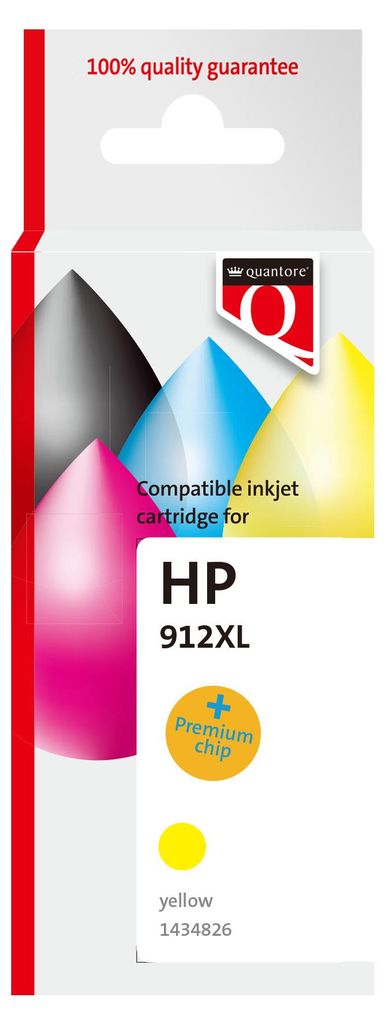 Quantore - Tintenpatronen-Alternative für HP 912XL 3YL84AE hc schwarz