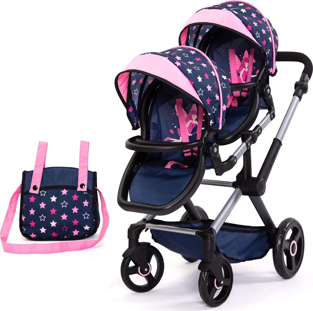 Bayer Design 26716AA Twin Xeo Star Doll Stroller, Twin Image du produit 