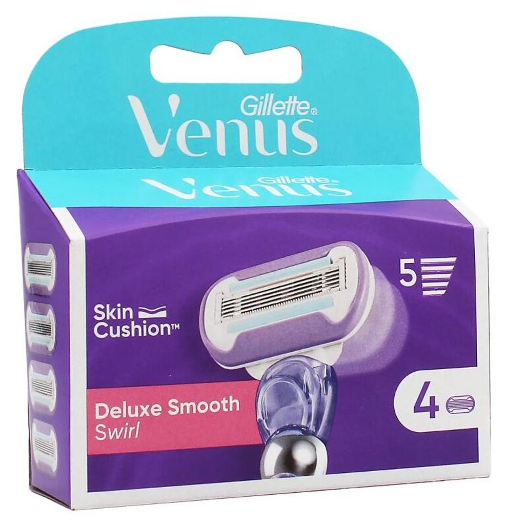 Vervangende scheerkopjes Venus Swirl, 4 stuks Productafbeelding 