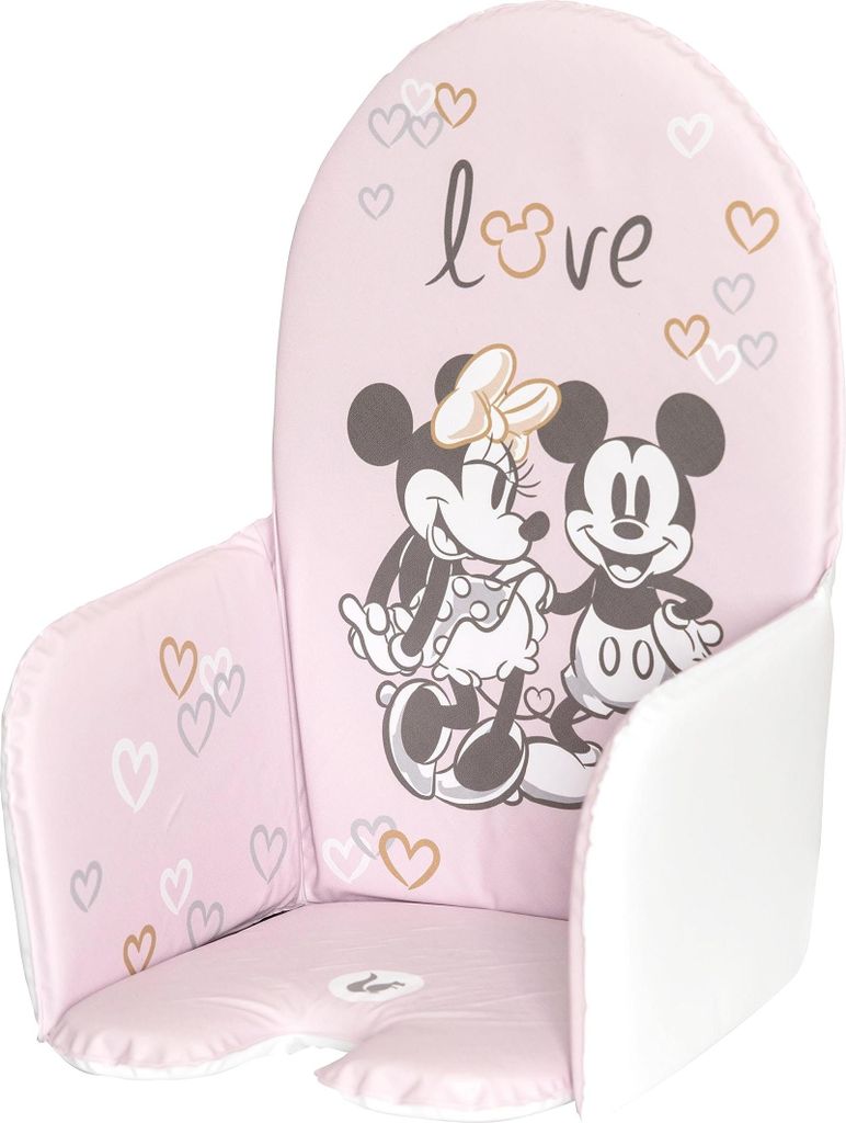 keeeper kids Auflage für Hochstuhl "lena minnie" pastell-rosa