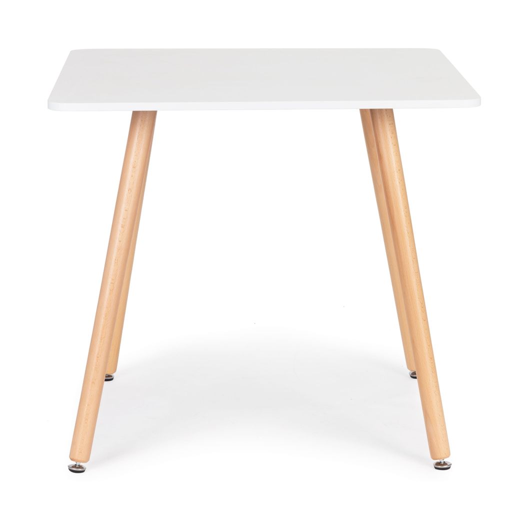 Kuchyňský stůl moderní dřevěný čtvercový 80x80 cm Obrázek produktu 
