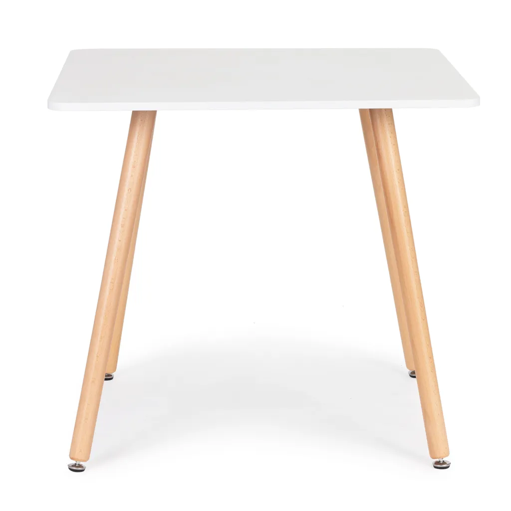 Table de cuisine bois 80x80 stable et durable - Finis les meubles bancals