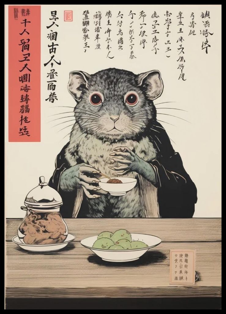 Plakat 50x70cm Kulinarische Überlegungen