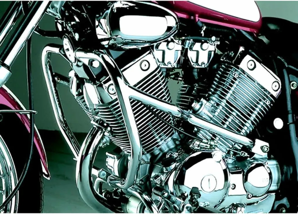 Crashbar Fehling chromé haute résistance pour Yamaha XV 535