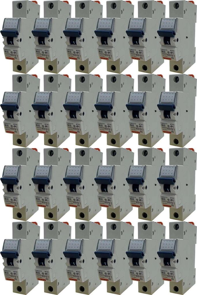 Gewiss 1-24 Stück Leitungsschutzschalter MT 60 | 1-polig B 32A | 230-400?V | GW92210 | Baureihe 90 MCB | 6kA/10kA Schaltvermögen | nach IEC/EN 60...