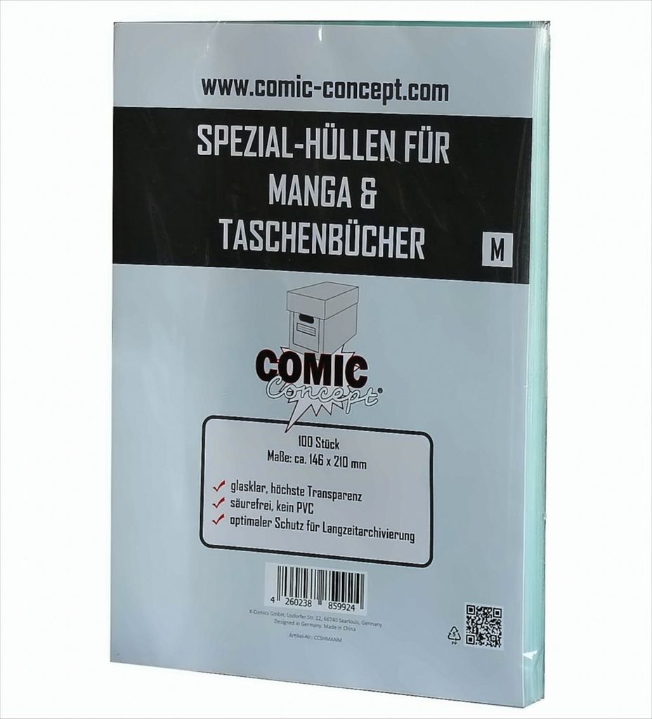 Comic Concept Manga & Taschenbuch Bags M (100 ct.) Produktbild 