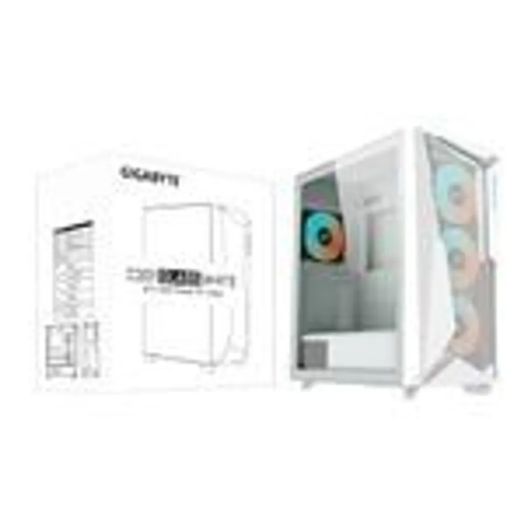 Boîtier Gaming GIGABYTE C301 GLASS BLANC pour Configuration ATX - 6