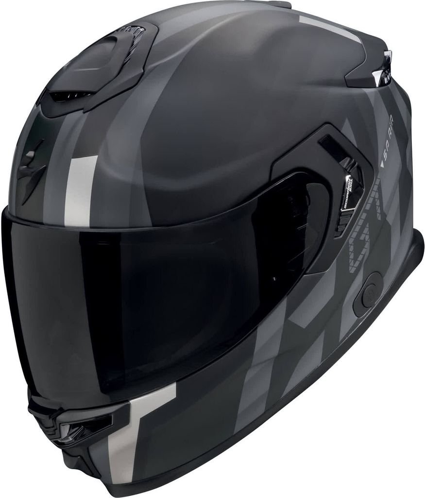 Scorpion EXO-GT SP Air Touradven Helm, schwarz matt/silber, L (58/59)