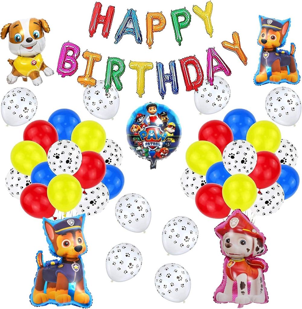 PAW Patrol: ghirlanda, palloncini, decorazioni per feste di Immagine del prodotto 