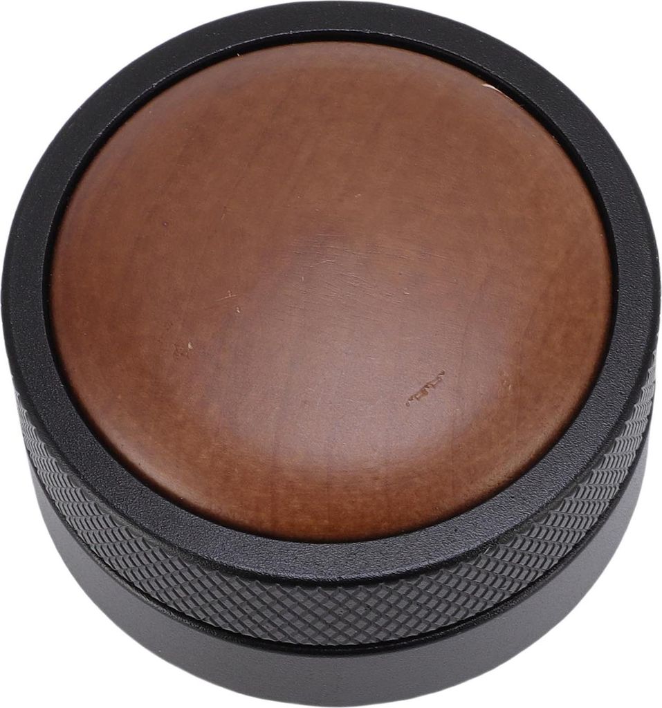 Ergonomischer Zylinder-Kaffeestampfer mit Handfläche, 51 mm / 2,01 Zoll, Kaffeepulver-Hammerpresse für Zuhause und Werkstatt