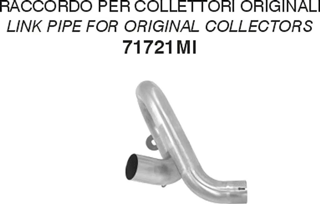 Tube de liaison central ARROW inox pour moto Benelli BN 302 S 2019