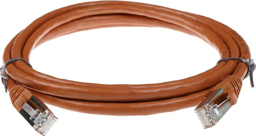 Cavo Patch LAN InLine Cat.5e SF/UTP – 1.5 M, Schermatura Doppia, 100% Rame, Guaina PVC, Connettori RJ45 Pressofusi, Marrone, Per Reti Fast Ethernet E Ethernet