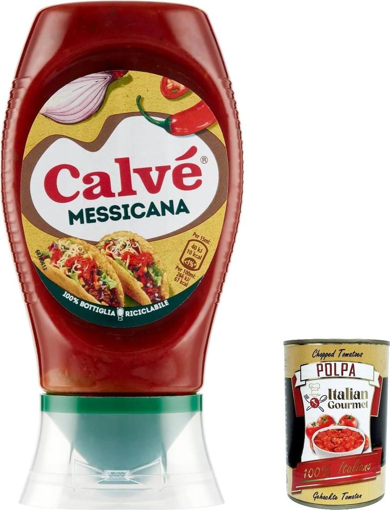 12x Calvé, Salsa Messicana Extrataste Scharfe Sauce mit Produktbild 