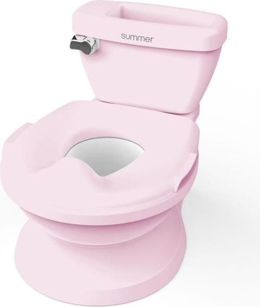 Kindertoilette, Mini Töpfchen für Mädchen mit Toilettenaufsatz, Musikalischer Spülgeräusch