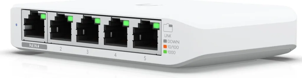 Ubiquiti UniFi Flex Mini Switch Idéal pour Bureau et Salon Multimédia