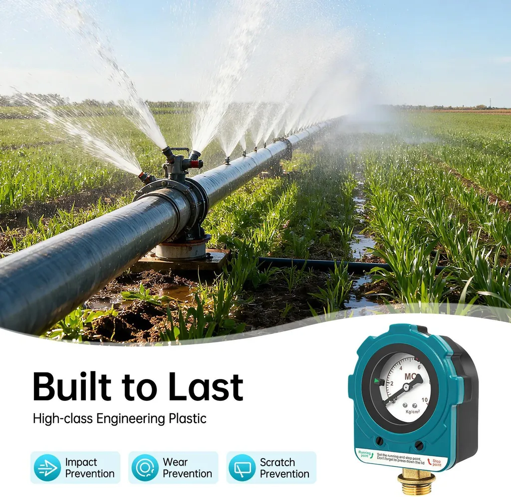 Pressostat de pompe à eau pour stopper les chutes de pression - 6