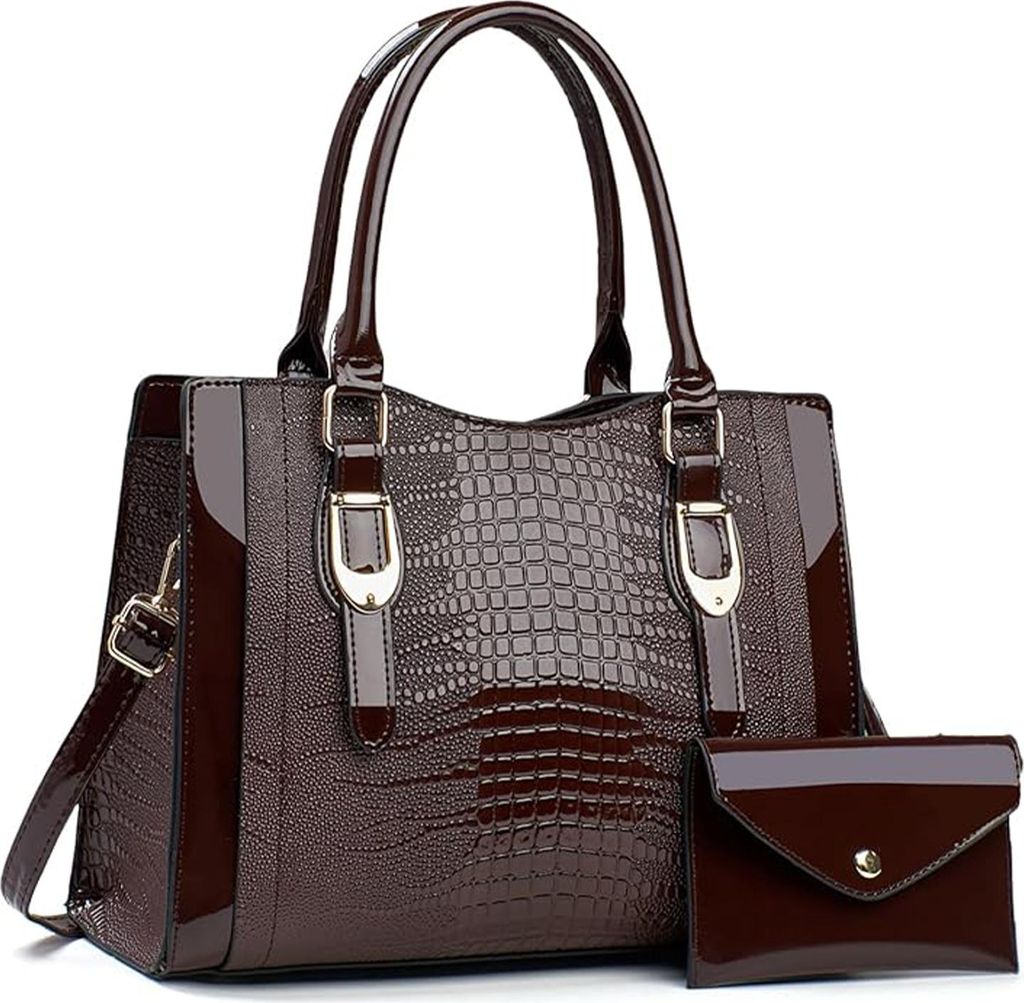 STILVORA Handtaschen, 2-teiliges Damen Taschen Set, Schultertasche & Handtasche, groß & geräumig, vielseitig für Alltag, Büro, Shopping oder Re...