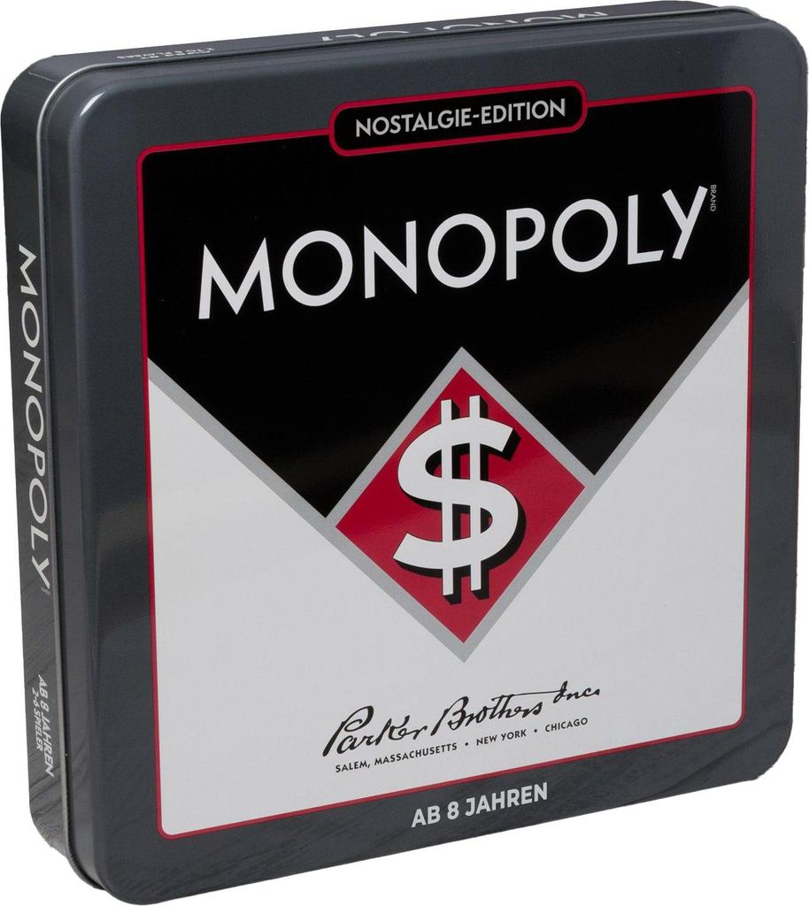 Monopoly Nostalgie Edition Retro Brettspiel 1930er Vintage Sammlerdose Klassik