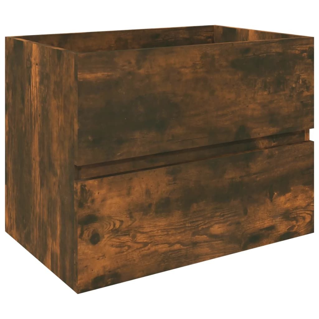 "WINTER SALE" Waschbeckenschrank Räuchereiche 60x38,5x45cm Holzwerkstoff - Badezimmerschränke NeuMöbel285105