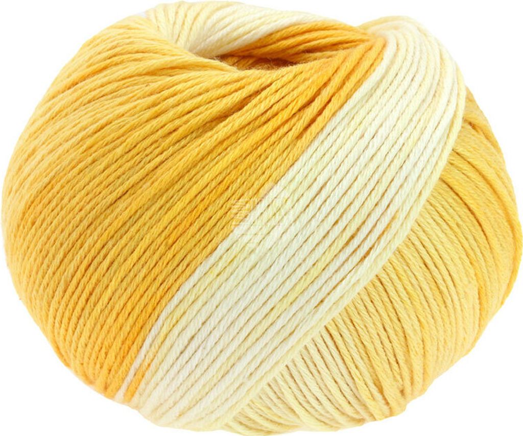 Lana Grossa - Soft Baumwolle Degradé 0112 zartgelb vanille Produktbild 