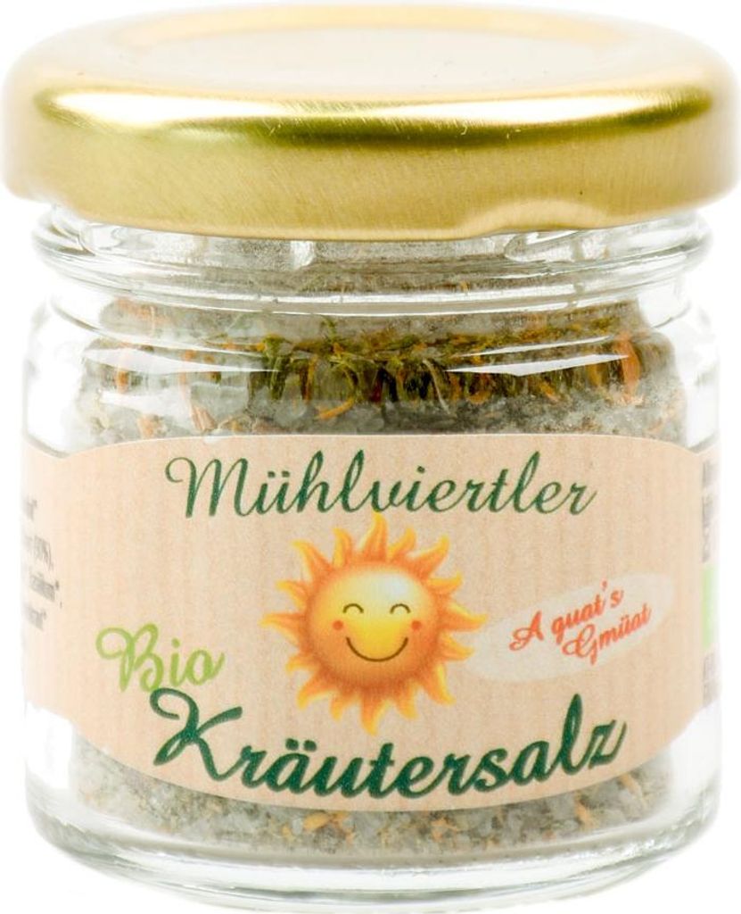Kräutersalz a guats Gmüat 30g Portionsglas