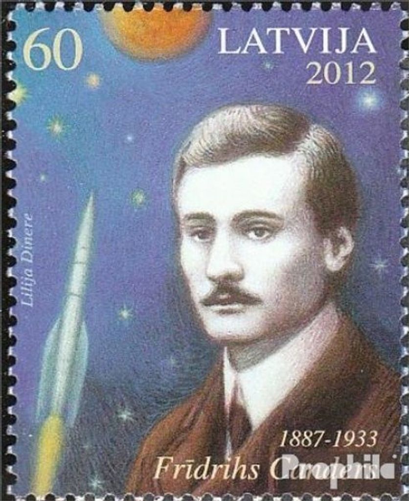Briefmarken Lettland 2012 Mi 840 (kompl.Ausg.) postfrisch Zander