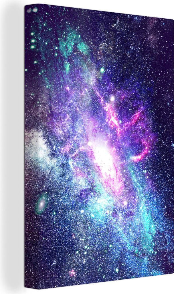 OneMillionCanvasses - Leinwandbilder - 90x140 cm, Farben - Weltraum - Sterne, Wandbilder Kunstdruck Wanddekoration - Foto auf Leinwand - Gemälde...
