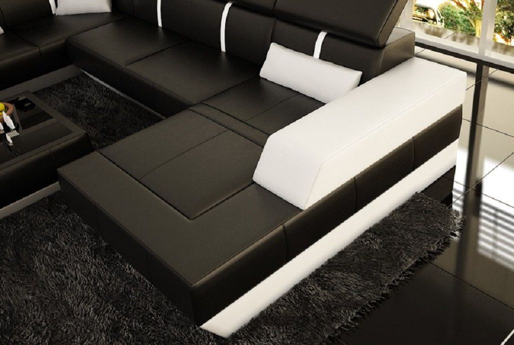 Sofa Wohnlandschaft U Form Ecksofa Couch Garnitur Polster U Form Couchen Sofas