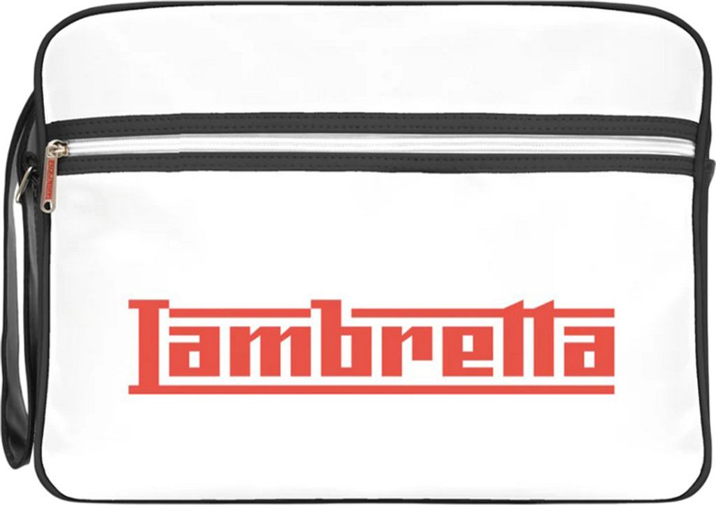 Lambretta - Herren/Damen Uni Kabinengepäck, Logo LB122 (Einheitsgröße) (Schwarz/Weiß)