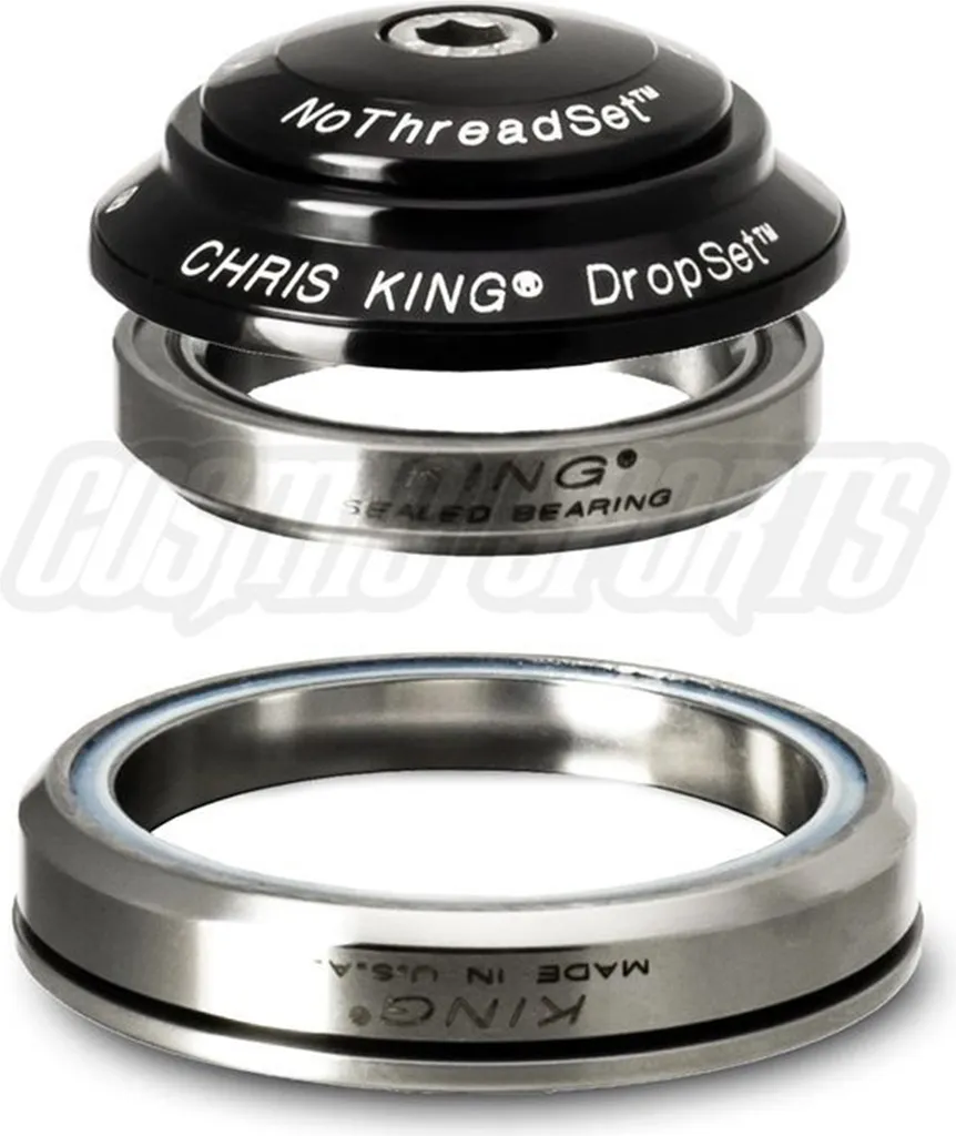 Direction fluide pour cadre carbone : Chris King DropSet 3 IS41 Céramique