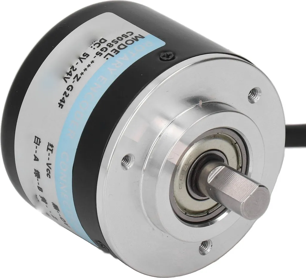 Codeur incrémental biphasé PNP 1000 ppr alimenté en CC 5-24V