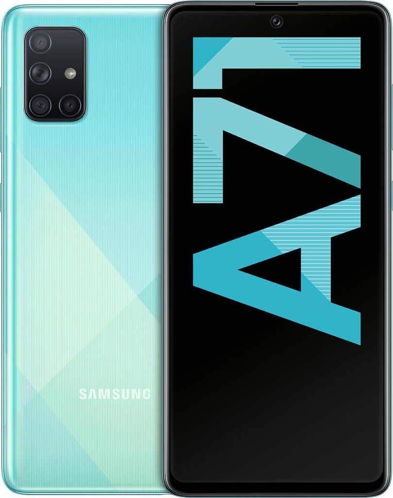 Samsung Galaxy A71 SM-A715F, 17 cm (6,7 inch), 1080 x 2400 Productafbeelding 