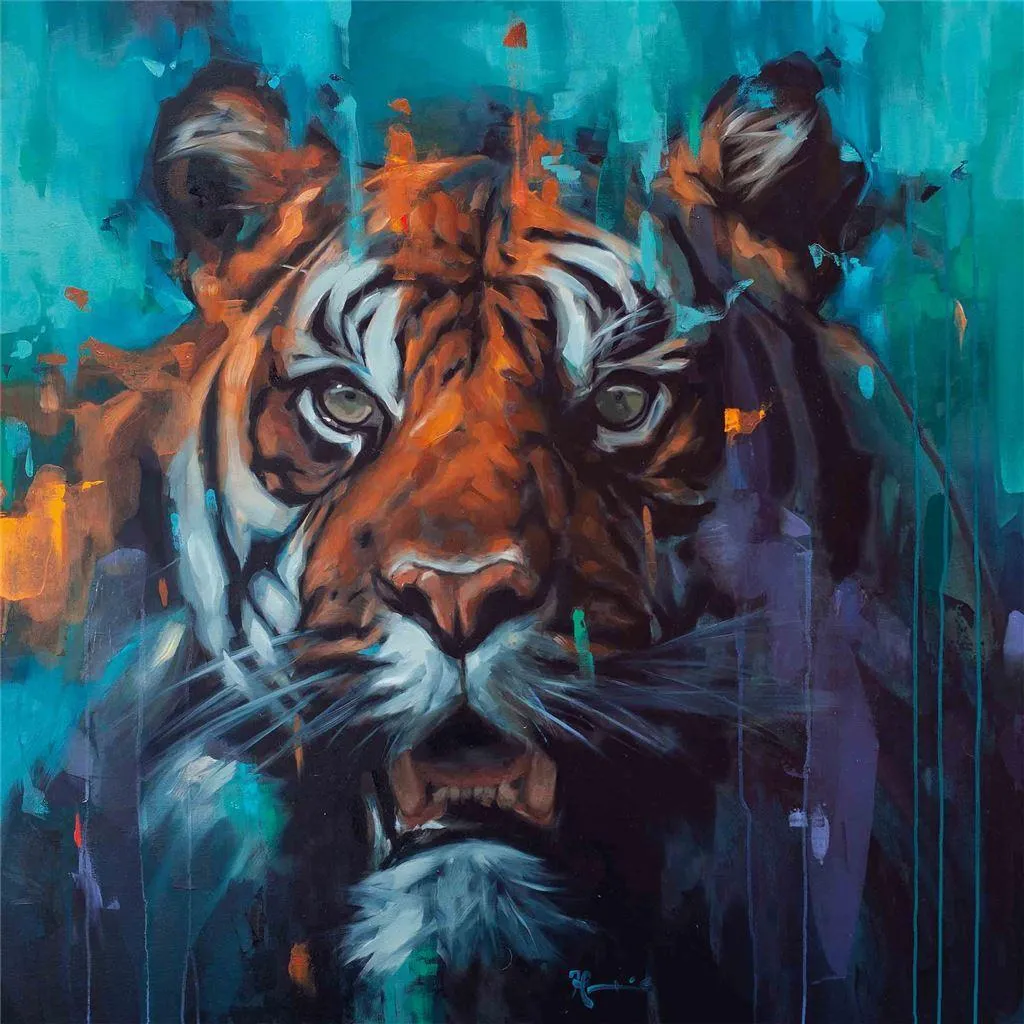 Décoration murale sur toile Rinsi The Almighty - Art Abstrait 60x60