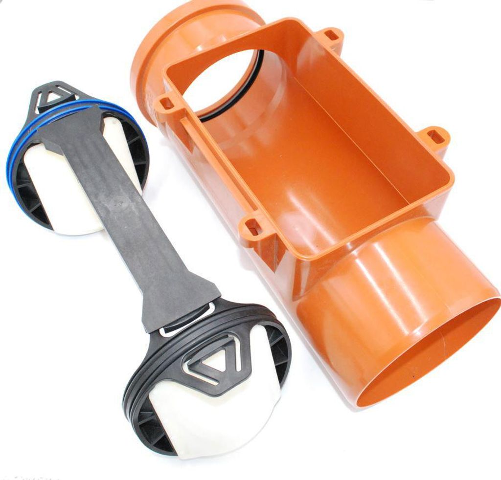 Rückstauklappe zum nachträglichen Einbau 160-E, eckig EasySafe