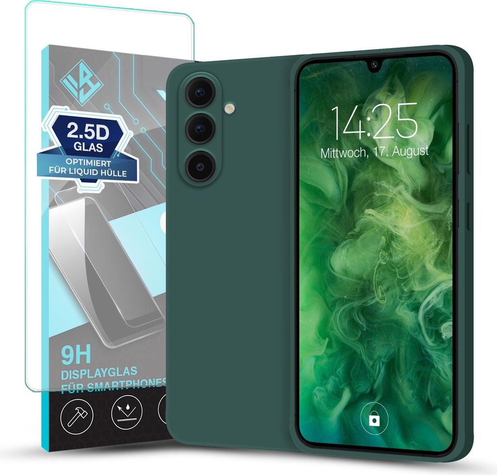 Hülle für Samsung Galaxy A26 5G mit 9H Displayglas Produktbild 