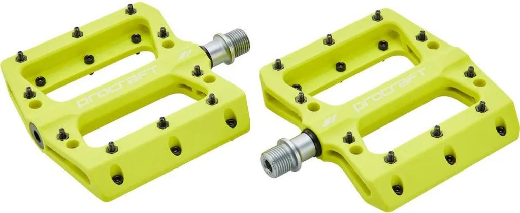 Pédales de Vélo Larges Procraft Flat Grip pour Trajets Urbains et VTT