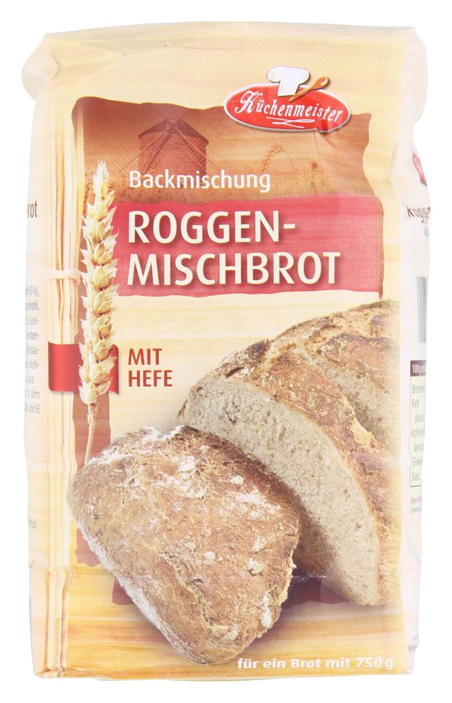 Küchenmeister Roggenmischbrot Brotbackmischung 500g