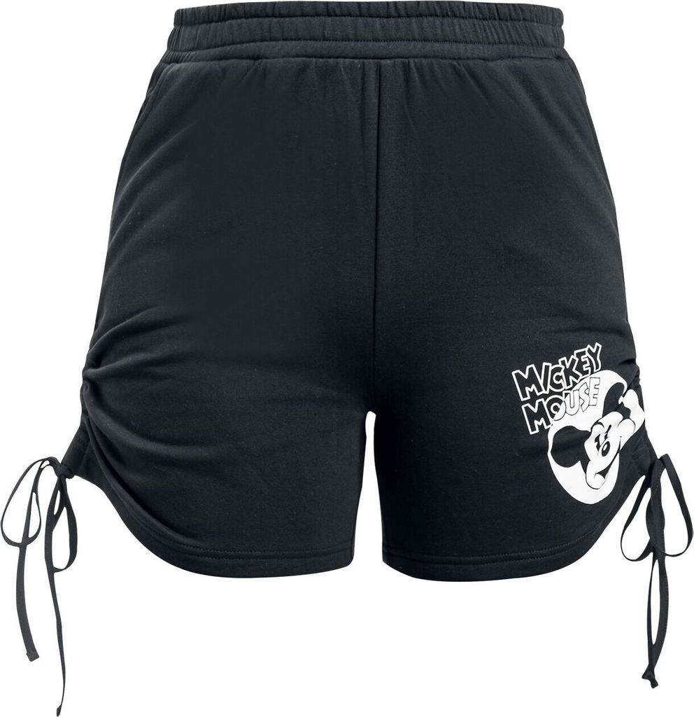 Mickey Mouse Hotpant Damen Black & White schwarz S
