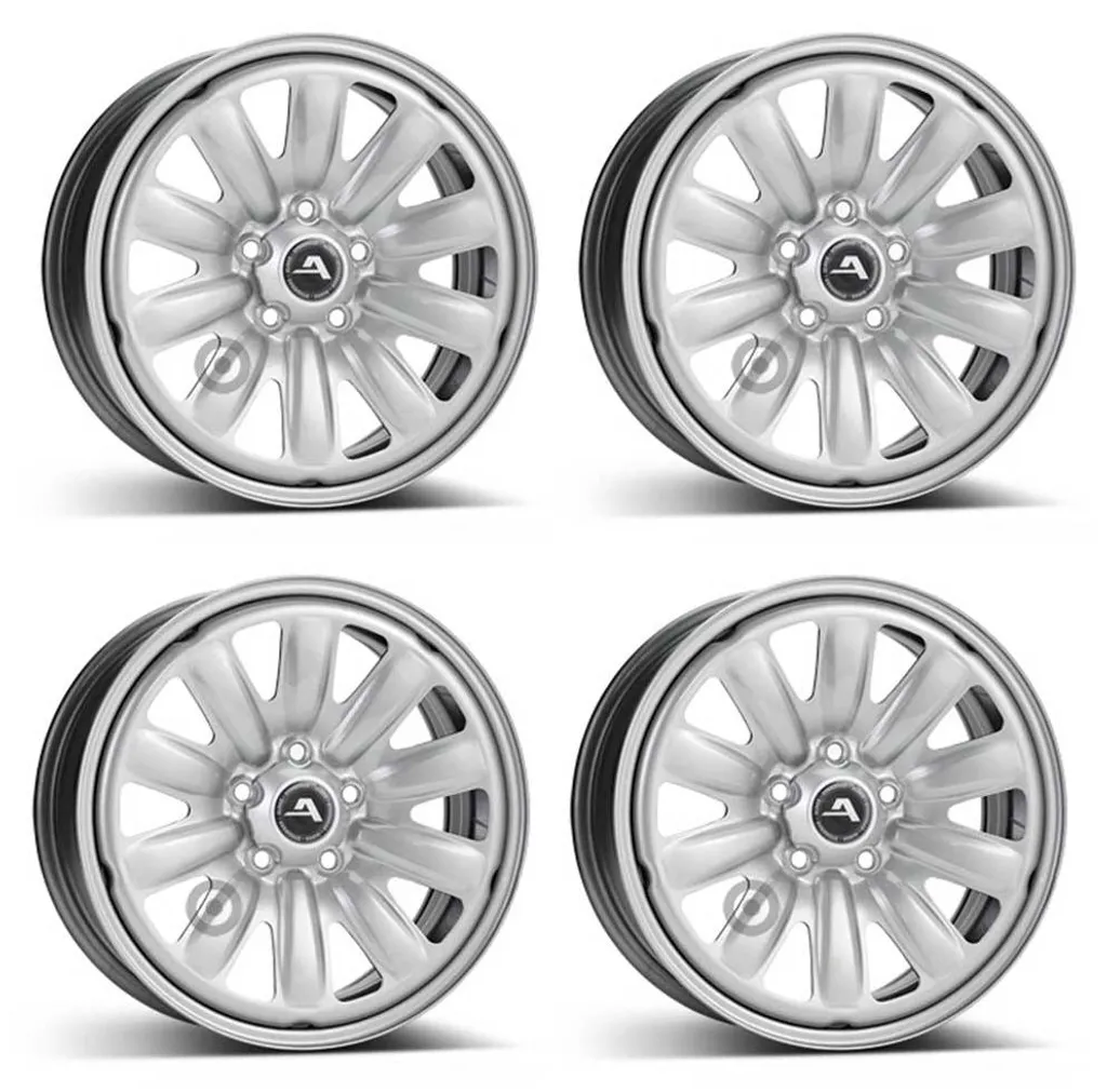 Jantes Alcar 131500 6x15 ET38 5x100 résistantes pour VW Polo par 4