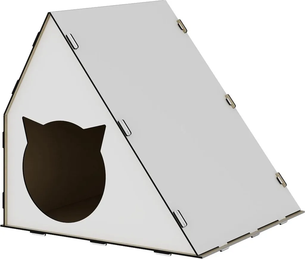 In And OutdoorCasa per gatti Nynke - 40x42x40 cm - Bianco - MDF