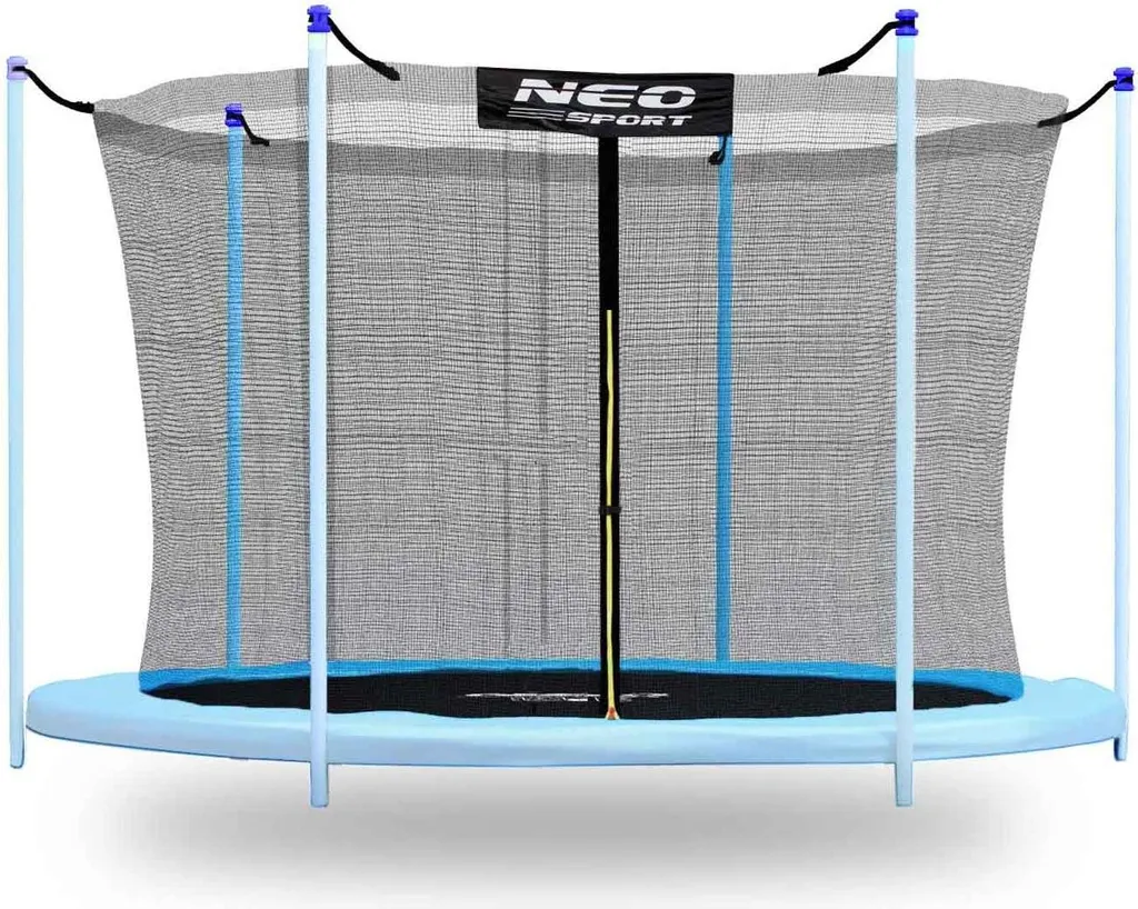 Filet de rechange intérieur pour trampoline 252 cm 8ft à 6 poteaux noir