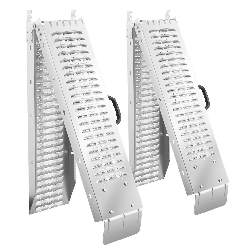tectake Auffahrrampen Björn 2er Set Belastbarkeit 400 kg, 200 kg pro Rampe
