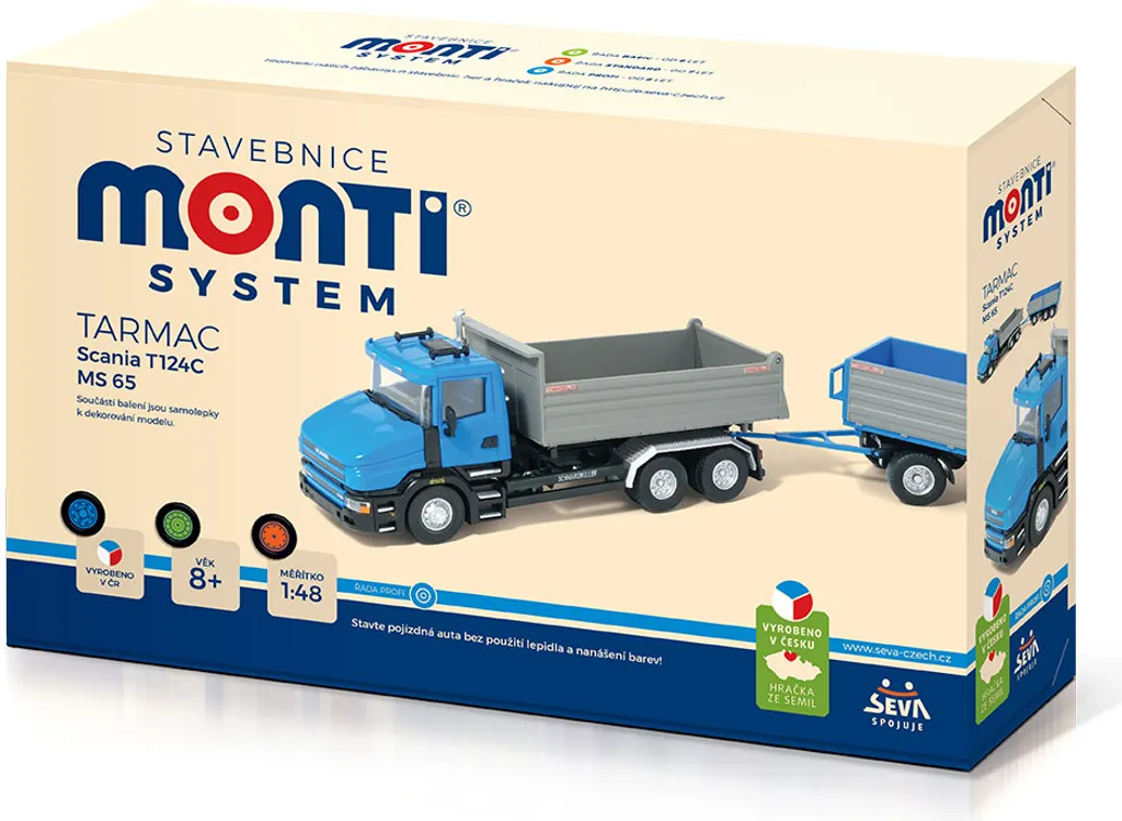 Monti System MS 65 Tarmac Maquette Camion Facile Montage sans Outil